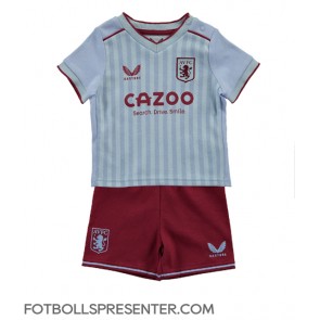 Aston Villa Bortatröja Barn 2022-23 Kortärmad (+ korta byxor)